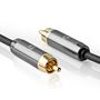 Obrázek z Nedis (HQ) vysoce kvalitní kabel 1xRCA - 1xRCA (pro Subwoofer) 3m 