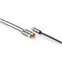 Obrázek z Nedis (HQ) vysoce kvalitní kabel 1xRCA - 2xRCA (pro Subwoofer) 3m 