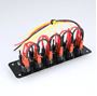 Obrázek z Panel s 6x spínači + 6x pojistky, 12/24V 