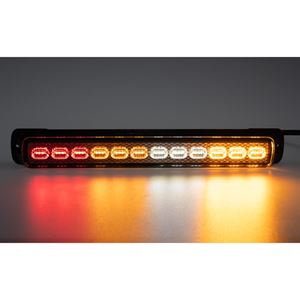 Obrázek z LED sdružená lampa zadní s výstražným oranžovým světlem, 12-24V, ECE R65 