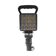 Obrázek LED světlo hranaté, bílé/oranžové, 16x3W/16x1W, na hrot, ECE R10