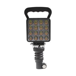 Obrázek z LED světlo hranaté, bílé/oranžové, 16x3W/16x1W, na hrot, ECE R10 