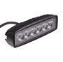 Obrázek z LED světlo obdélníkové, bílé/oranžové, 6x3W/6x1W, 160mm, ECE R10 