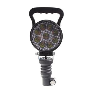 Obrázek z LED světlo kulaté, bílé/oranžové, 9x3W/9x1W, ø114mm, na hrot, ECE R10 