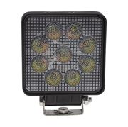 Obrázek LED světlo hranaté, bílé/oranžové, 9x3W/9x1W, 117x117mm, ECE R10