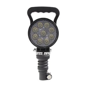 Obrázek z LED světlo kulaté, bílé 9x3W, ø114mm, na hrot, ECE R10 