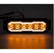 Obrázek PROFI výstražné/poziční LED světlo, oranžové + bílé, 12-24V, ECE R65