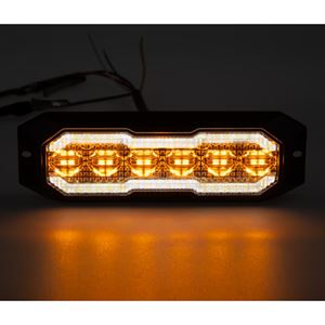 Obrázek z PROFI výstražné/couvací LED světlo, oranžové + bílé, 12-24V, ECE R65 