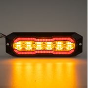 Obrázek PROFI výstražné/zadní LED světlo, oranžové + červené, 12-24V, ECE R65