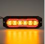 Obrázek z PROFI výstražné/zadní LED světlo, oranžové + červené, 12-24V, ECE R65 