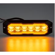 Obrázek PROFI výstražné/boční LED světlo, oranžové + oranžové, 12-24V, ECE R65