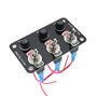 Obrázek z Panel s 3x spínači + 3x pojistky, 12/24V 