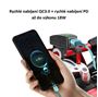 Obrázek z USB/USB-C nabíječka s voltmetrem na motocykl 