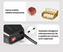 Obrázek z 2x USB nabíječka s voltmetrem/teploměrem na motocykl 