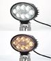 Obrázek z LED světlo oválné, bílé/oranžové, 8x3W/8x1W, 140mm, ECE R10 
