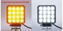 Obrázek z LED světlo hranaté, bílé/oranžové, 16x3W/16x1W, magnet, ECE R10 