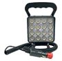 Obrázek z LED světlo hranaté, bílé, 16x3W, magnet, ECE R10 