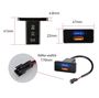 Obrázek z USB nabíječka QC3.0 do panelu. 12/24V 