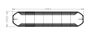 Obrázek z LED rampa 1200mm, oranžová, 12-24V, ECE R65, ovladač 