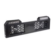 Obrázek 4x PREDATOR 6x4W LED pod SPZ, 12-24V, prohnutové, oranžové, ECE R65