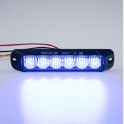 Obrázek PROFI výstražné LED světlo vnější, modré, 12-24V, ECE R65