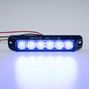 Obrázek z PROFI výstražné LED světlo vnější, modré, 12-24V, ECE R65 