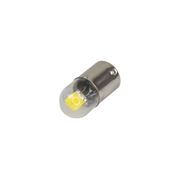 Obrázek LED BA15S bílá, 12V, 1LED/COB, celosklo