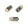 Obrázek z LED BA15S bílá, 12V, 1LED/COB, celosklo 