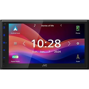 Obrázek z JVC 1DIN / 2DIN DAB+ / FM autorádio/6,8" displej/USB/AUX/Bluetooth/Apple CarPlay / Android Auto 