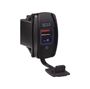 Obrázek z USB nabíječka QC3.0 + USB-C, "Rocker" 12/24V, 48W 