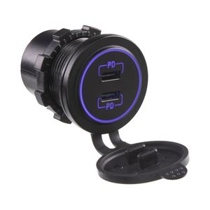 Obrázek z 2x USB-C nabíječka 12/24V, 60W 