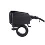 Obrázek z USB+USB C nabíječka s voltmetrem/teploměrem na motocykl 