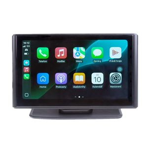 Obrázek z Monitor 7" s Apple CarPlay, Android auto, Bluetooth, micro SD, kamerový vstup, magnetický držák 