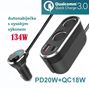 Obrázek z Dvojitá CL zásuvka s 2x USB nabíječkou a CL zástrčkou s voltmetrem 
