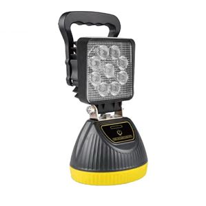 Obrázek z AKU LED světlo s magnetem, bílá/oranžová, 9x3W 
