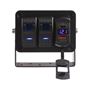 Obrázek z Panel s 2x spínači Rocker, voltmetr +  USB/USB-C zásuvka, 12/24V 