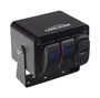 Obrázek z Panel s 2x spínači Rocker, voltmetr +  USB/USB-C zásuvka, 12/24V 
