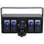 Obrázek z Panel s 4x spínači Rocker, voltmetr +  2x USB zásuvka, 12/24V 