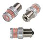 Obrázek z LED BA15s červená, 12V, 60LED/3014SMD, 360° 