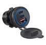 Obrázek z USB QC3.0 + 2xUSB-C zásuvka 12/24V 