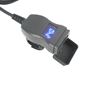 Obrázek z USB/USB-C nabíječka s voltmetrem na motocykl 