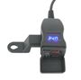 Obrázek z USB/USB-C nabíječka s voltmetrem na motocykl 