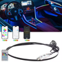 Obrázek z LED ambientní osvětlení RGB do USB, Bluetooth, 1,1+0,37m 