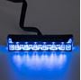 Obrázek z PROFI SLIM výstražné LED světlo vnější, do mřížky, modré, 12-24V, ECE R65 