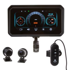 Obrázek z Monitor 6" na motocykl s Apple CarPlay, Android auto, Bluetooth, DVR, GPS 