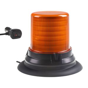 Obrázek z LED maják, 12-48V, 144x1W oranžový, magnet, ECE R65 
