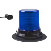 Obrázek LED maják, 12-48V, 144x1W modrý, magnet, ECE R65