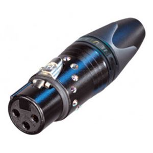 Obrázek z Neutrik NC3FXX-B-CRYSTAL 