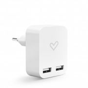 Obrázek Energy Sistem Home Charger 2.4A Dual USB White Universal Charger with 2 USB ports
