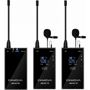 Obrázek z CKMOVA UM100 Kit2 Ultracompact 3.5mm Output UHF Dual-Channel Wireless Mic 